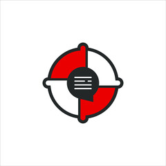 lifeguard safe float icon design template water rescue and emergency or water sport logo element