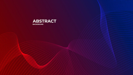 Modern wavy abstract background