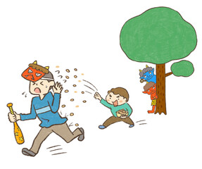 節分・豆まき
Japanese traditional event