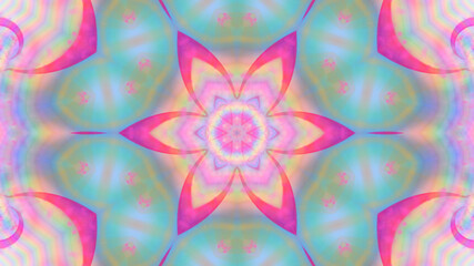 Abstract pastel background with pink shapes.