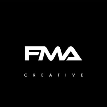 FMA Letter Initial Logo Design Template Vector Illustration