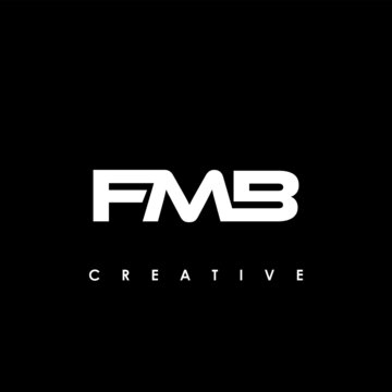 FMB Letter Initial Logo Design Template Vector Illustration