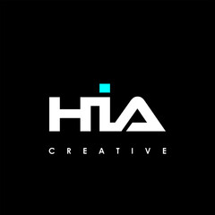 HIA Letter Initial Logo Design Template Vector Illustration