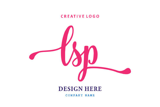 LSP lettering logo is simple, easy to understand and authoritative