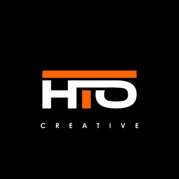 HTO Letter Initial Logo Design Template Vector Illustration
