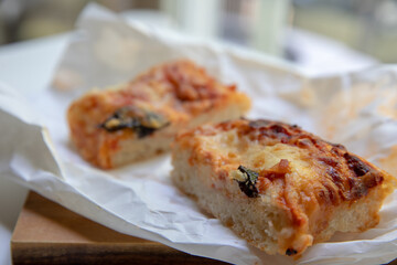 slices of pizza