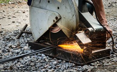 blacksmith working in the factory