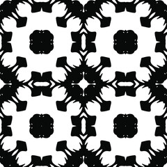  Black and white texture. seamless geometric pattern. 