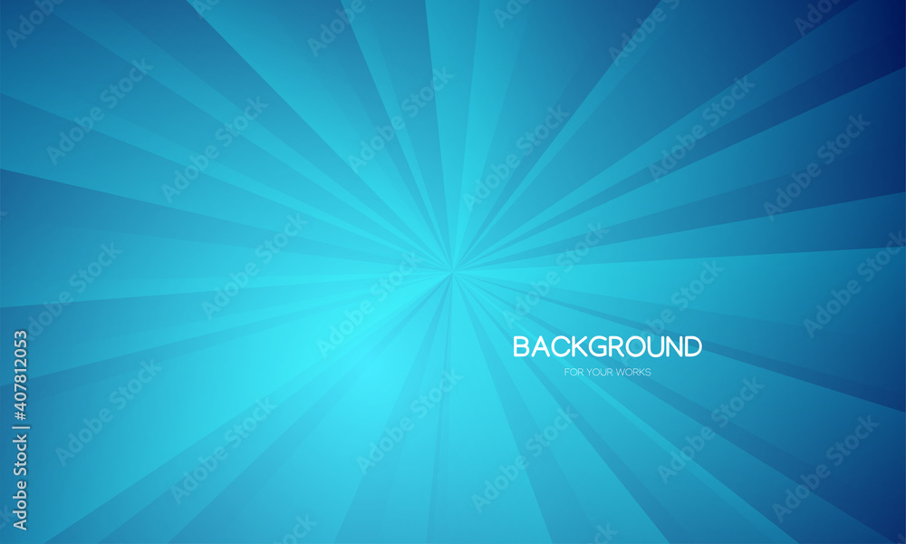 Aufkleber Abstract background vector illustration. Gradient blue with geometric shapes composition.