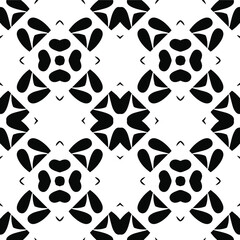  Black and white texture. seamless geometric pattern. 