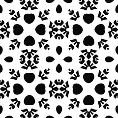 Black and white texture. seamless geometric pattern. 