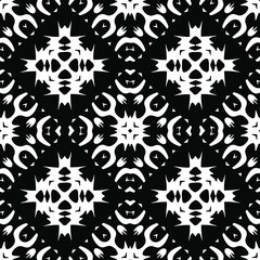Black and white texture. seamless geometric pattern. 