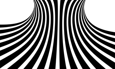 abstract background illustration black and white design pattern with optical illusion abstract geometrical