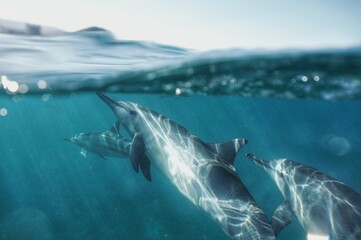Swimming with Wild Spinner Dolphins in Hawaii
