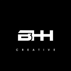 BHH Letter Initial Logo Design Template Vector Illustration