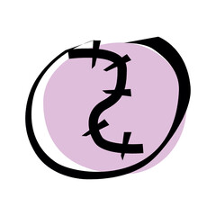 Baseball ball isolated on a white background in EPS10