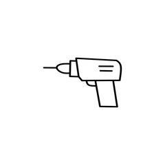 Vector illustration of a drill symbol icon