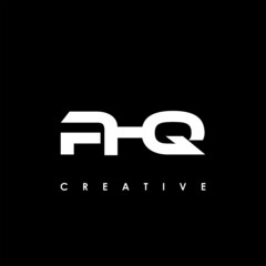 PHQ Letter Initial Logo Design Template Vector Illustration