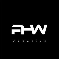 PHW Letter Initial Logo Design Template Vector Illustration