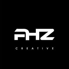 PHZ Letter Initial Logo Design Template Vector Illustration
