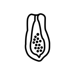 papaya icon vector illustration design