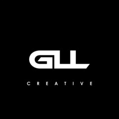 GLL Letter Initial Logo Design Template Vector Illustration