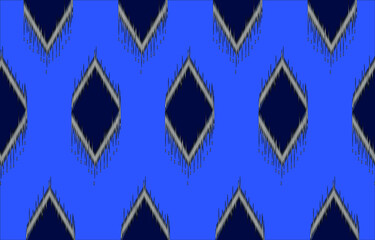 blue and white background, The lines mimic the indigenous lines.