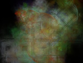 Imaginatory fractal background Image