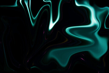 Green liquid marble vector background