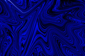 Obraz premium Blue liquid marble vector background