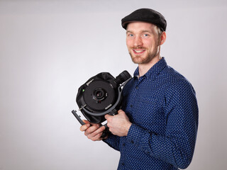 Fotograf mit Fachkamera