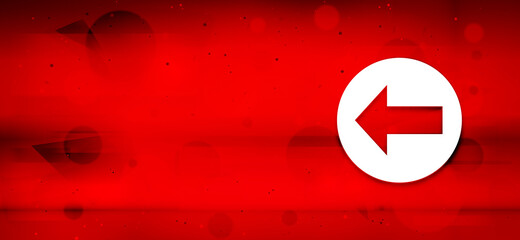 Back icon motion art abstract red banner illustration