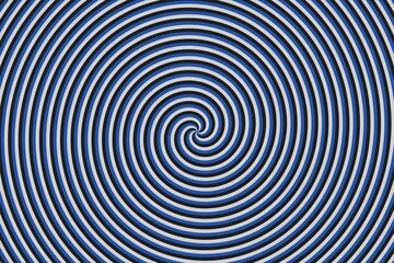 Abstract Optical Illusion hypnotic spiral Background 3D rendering