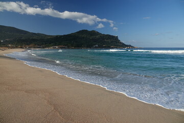 La plage de Portigliolo, Propriano en Corse