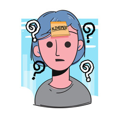 elder female with word 