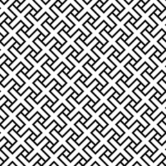 Abstract seamless pattern of crosses. Modern stylish texture