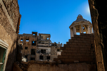 Dier Ez Zior city in Syria destroyed by ISIS in 2020 and daily life after 