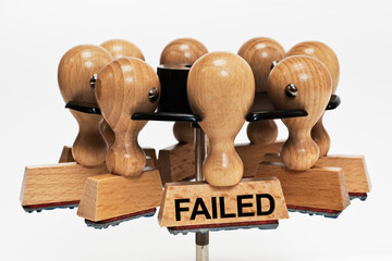 stamp failed