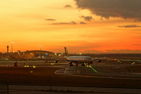Flughafen Rollfeld