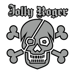 pirate sign, Jolly Roger with skull, grunge vintage design t shirts