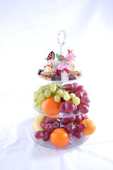 Party food, a sumptuous dinner.