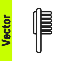 Black line Pets vial medical icon isolated on white background. Prescription medicine for animal. Vector.