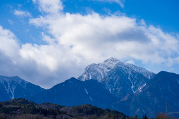 Fototapeta premium clouds over the mountains