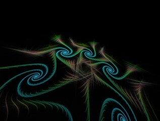 Imaginatory fractal background Image