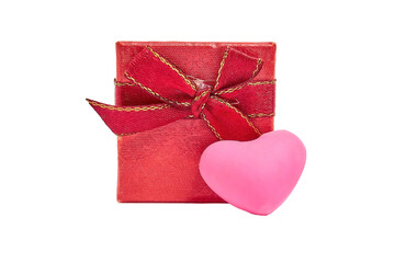 Valentine's Day Red Gift Box for Ring or Earrings.