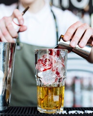 Cocktail, drink, bar