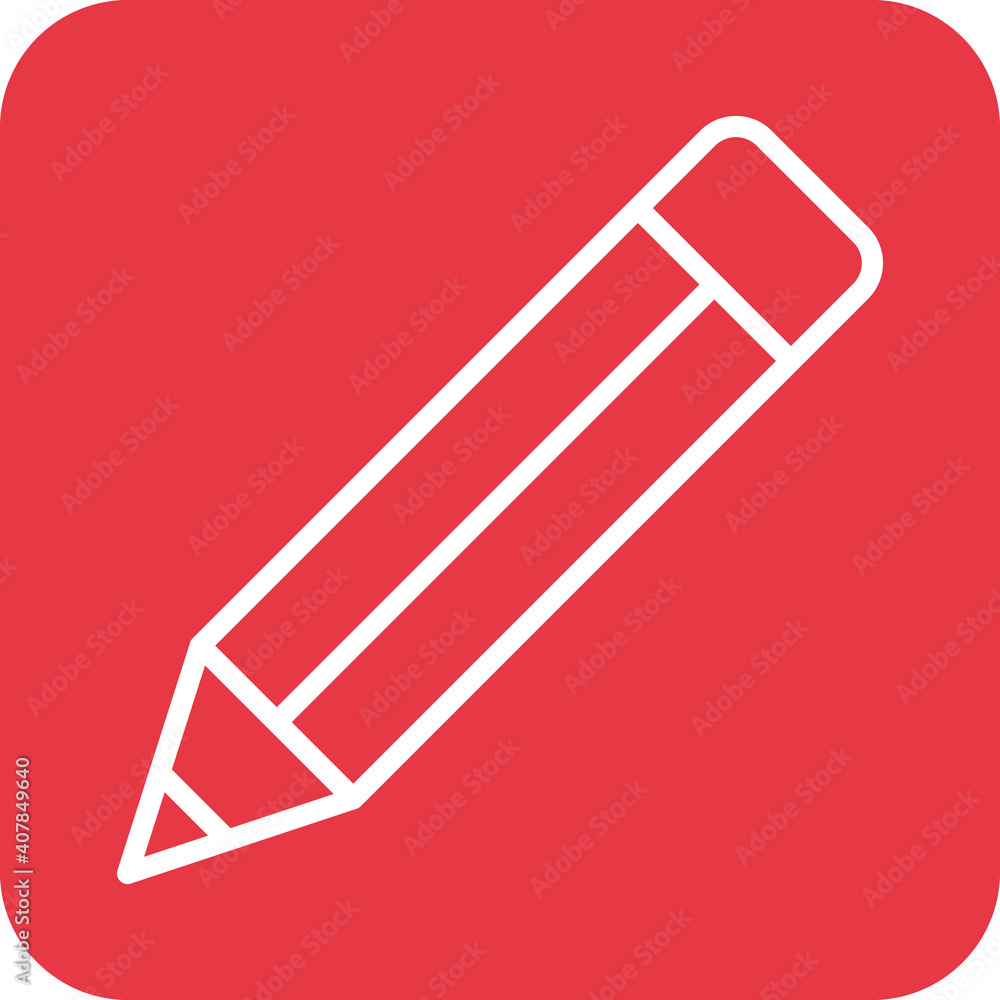 Sticker Pencil Icon