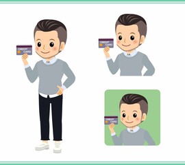 Young man in a sweater