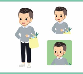 Young man in a sweater