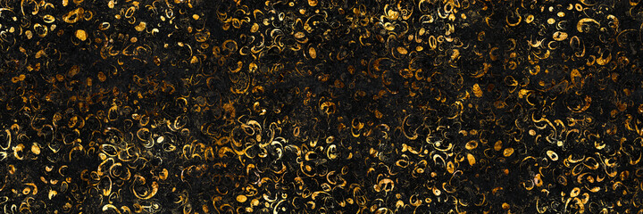 The texture of black gold, Gold marble texture with lots of bold contrasting veining, golden...